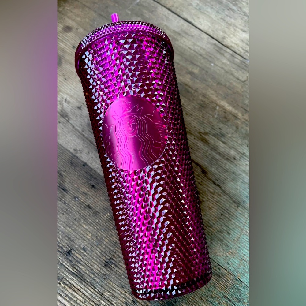 New Starbucks 2022 Fall Halloween Bling Berry Studded Tumbler Venti 24oz Cup